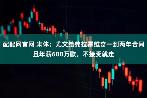 配配网官网 米体：尤文给弗拉霍维奇一到两年合同且年薪600万欧，不接受就走