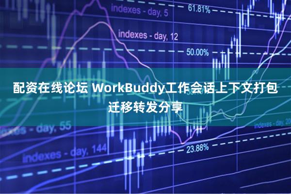 配资在线论坛 WorkBuddy工作会话上下文打包迁移转发分享